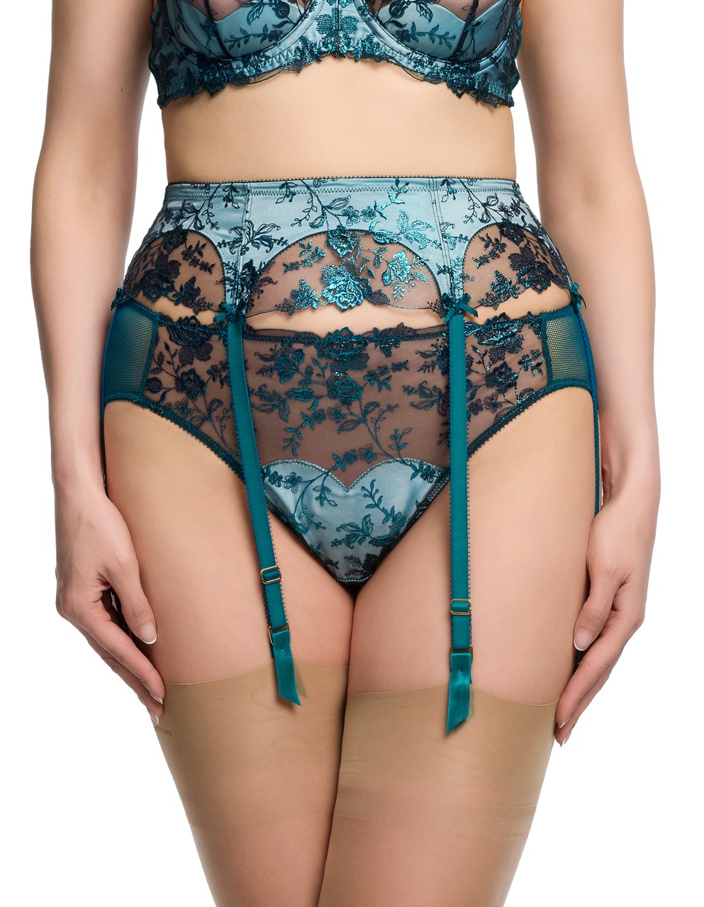 Taillenmieder - Suspender - Victresse - Kingsfisher Blue - Dita von Teese