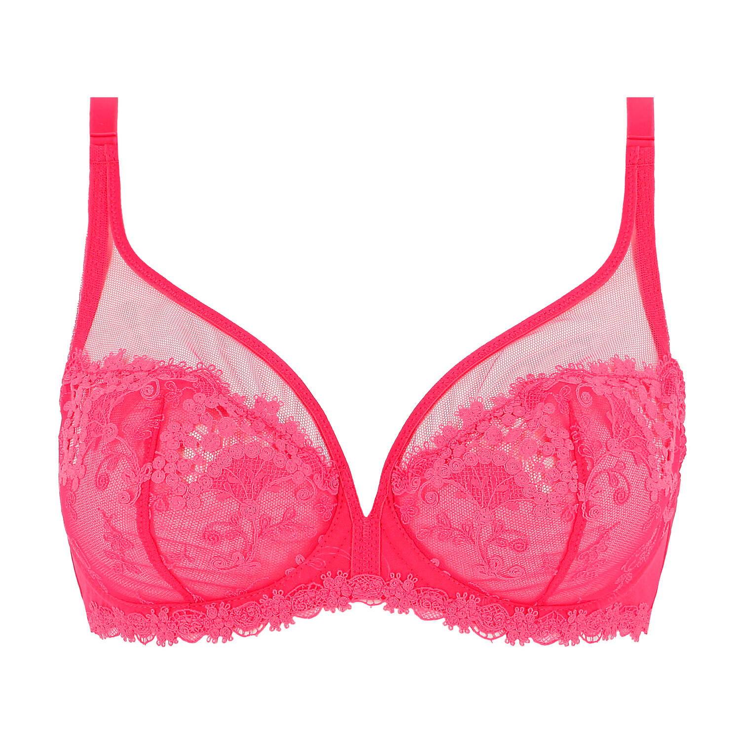 Vollschalen BH mit tiefem Ausschnitt - Wish - Fabulous Pink - Simone Perele  