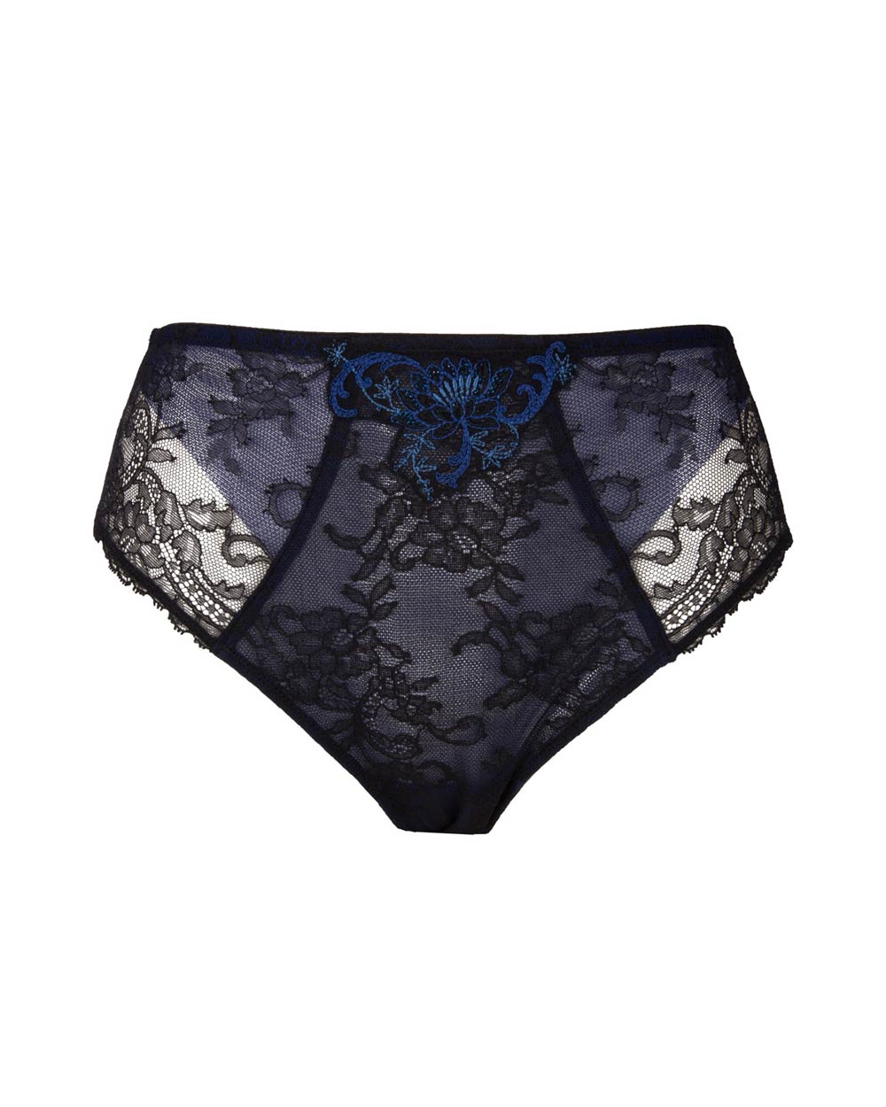 Lise Charmel Taillenslip Fete Precieuse Schwarz Blau - Detailansicht