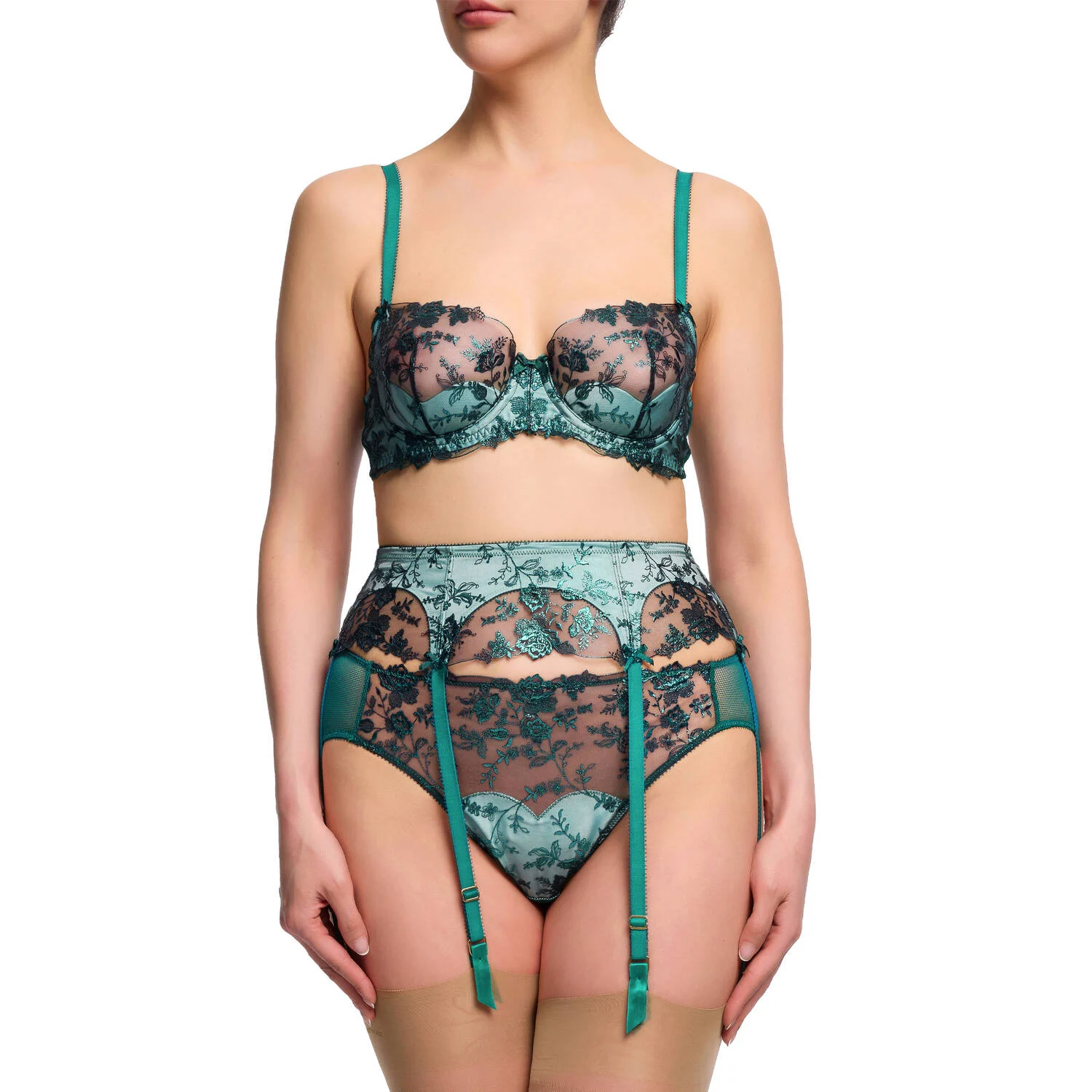 Balconette BH - Victresse - Kingsfisher Blue - Dita von Teese