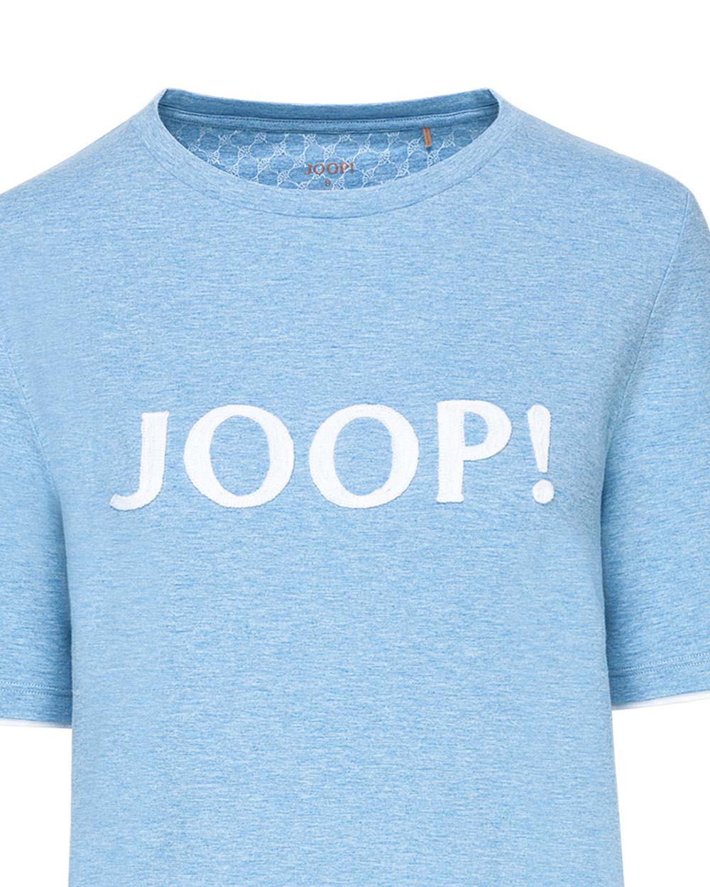 JOOP! Kurzarm-Shirt denim Blau - Detailansicht Ausschnitt