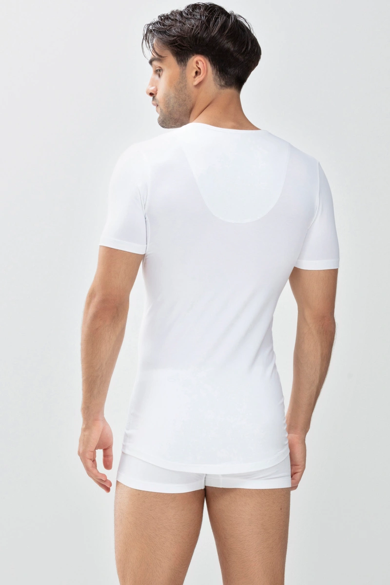 Drunterhemd - V-Neck | Slim fit Serie Dry Cotton Functional - Weiß 