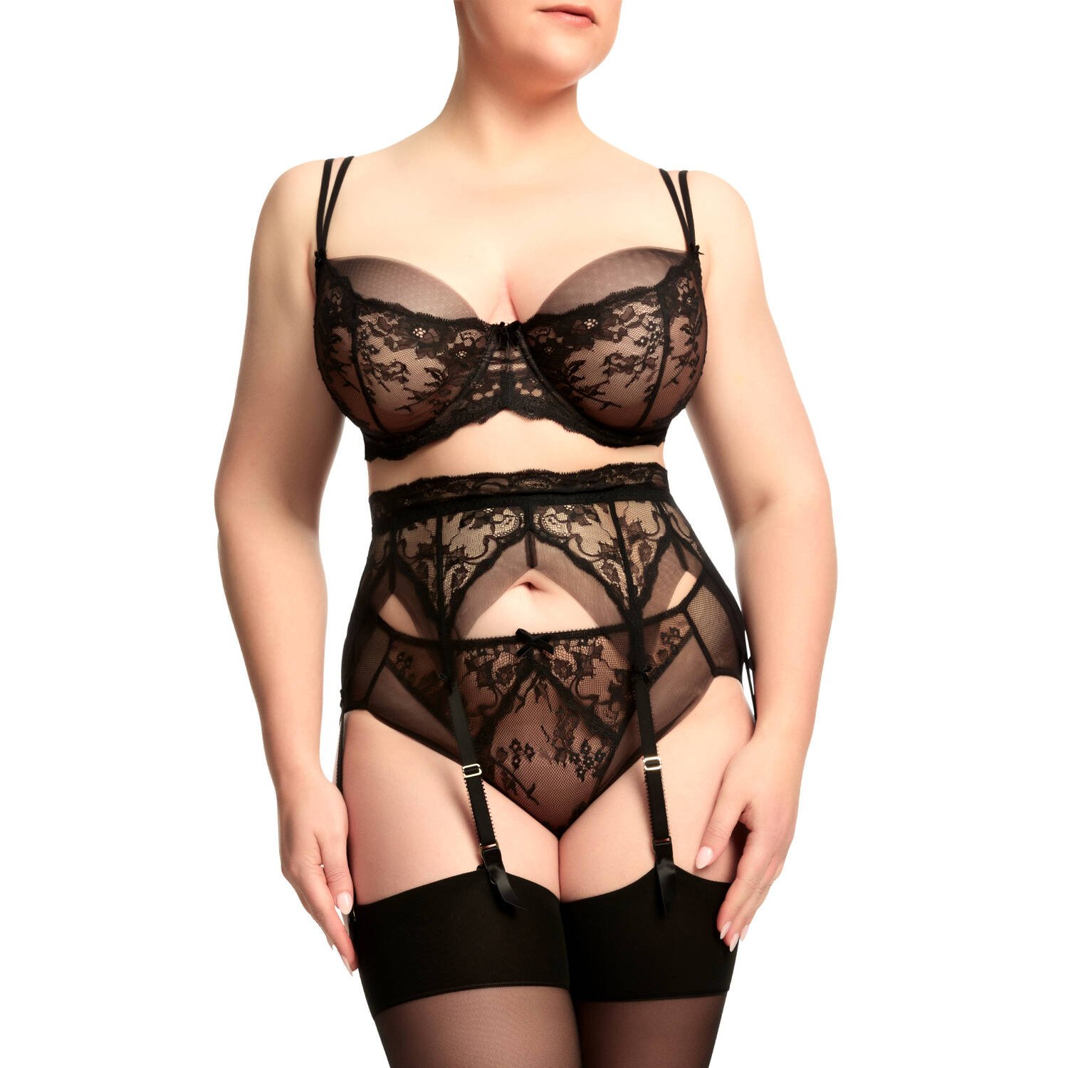 Hight Cut Brief- Hoher Slip - Yve - Black- Dita von Teese