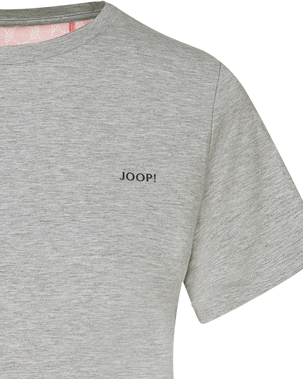 JOOP! T-Shirt lang Grau - Ausschnitt