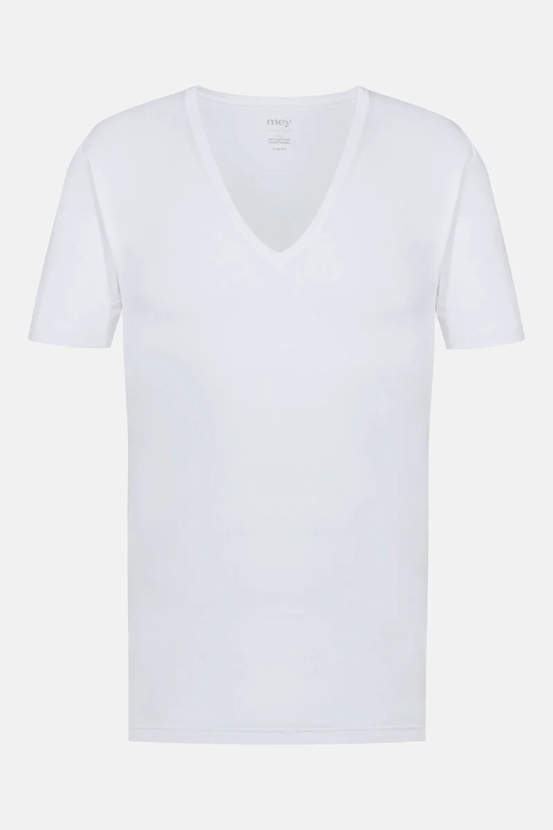 Drunterhemd - V-Neck | Slim fit Serie Dry Cotton Functional - Weiß 