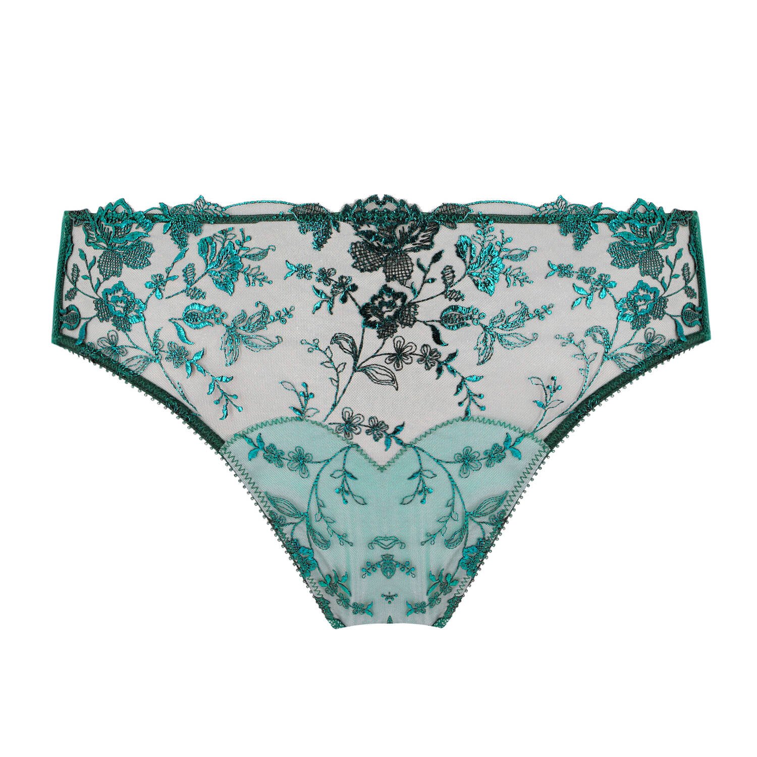 Slip - Hight Cut Brief - Victresse - Kingsfisher Blue - Dita von Teese